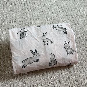 Crate and Kids Organic Crib Sheet Bunny